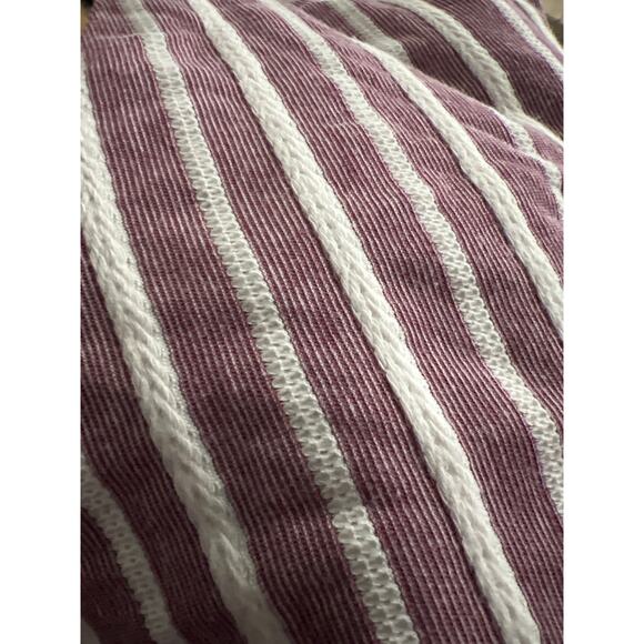 Prana size small striped sundress maroon and white - Picture 2 of 6